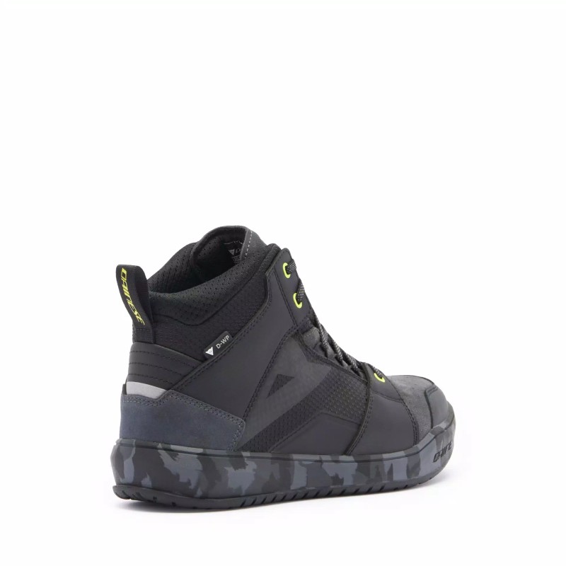 Botas DAINESE SUBURB D-WP® Black/Camo/Acid Yellow