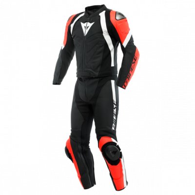 Mono DAINESE AVRO 4 2PCS SUIT Negro/rojo fl