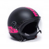 MOMO FGTR EVO MATT BLACK/FUCSIA - 7211