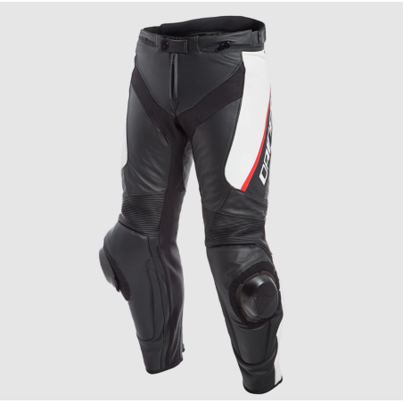 PANTALON DAINESE DELTA 3 LEATHER PANTS black/white/red