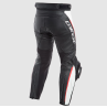 PANTALON DAINESE DELTA 3 LEATHER PANTS black/white/red - 8029