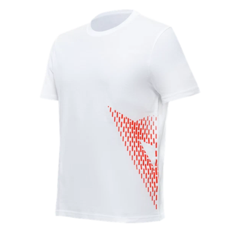 Camiseta DAINESE BIG LOGO white/fluo red