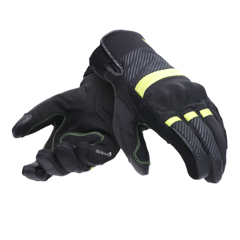 Guantes DAINESE FULMINE D-Dry Black/yellow fluo - 8253