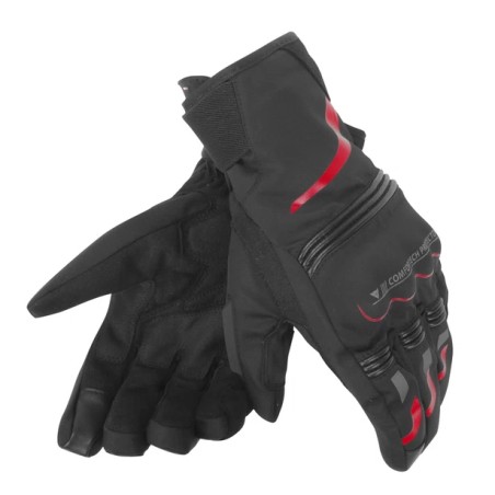 Guantes DAINESE TEMPEST UNISEX D-DRY® SHORT GLOVES Black/red