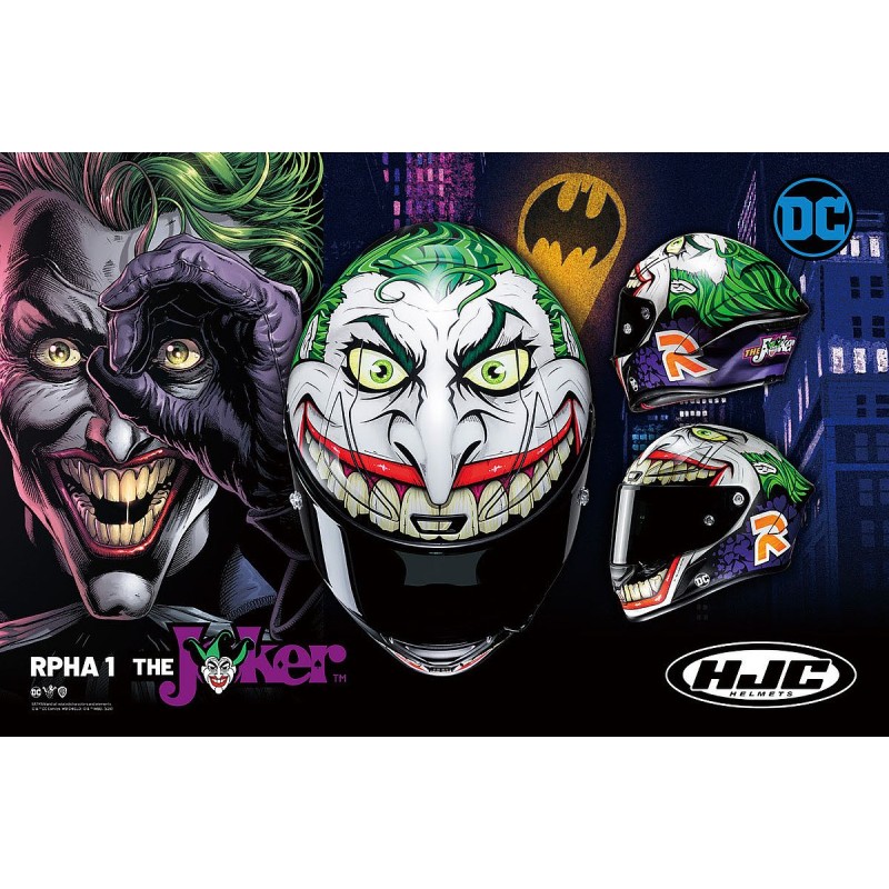 Casco HJC RPHA 1 JOKER DC COMICS