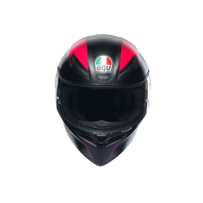 CASCO AGV K1s WARMUP black/pink