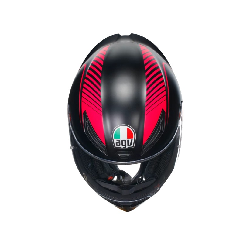 CASCO AGV K1s WARMUP black/pink