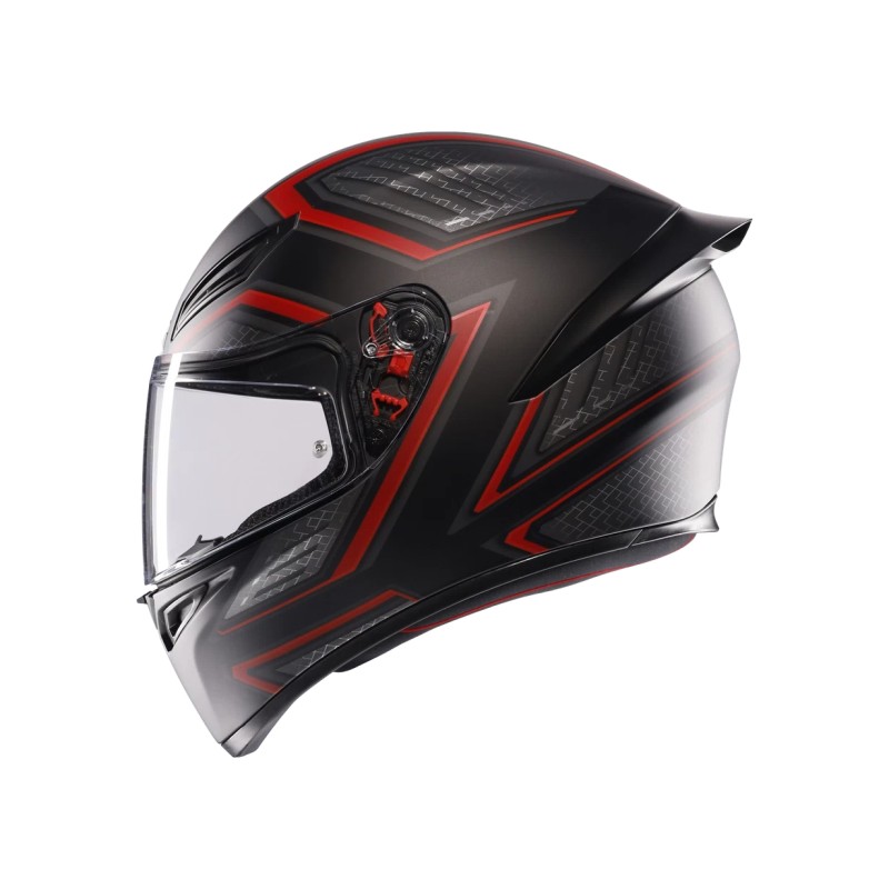 Casco AGV K1s SLING Matt black/red