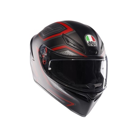 Casco AGV K1s SLING Matt black/red