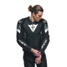 Chaqueta DAINESE AVRO 5 LEATHER JACKET Black/white/anthracite - 8934