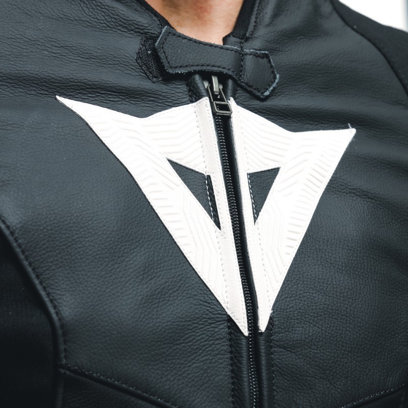 Chaqueta DAINESE AVRO 5 LEATHER JACKET Black/white/anthracite