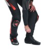 Pantalones SUPER SPEED PERF. LEATHER black/red fluo/white - 9015