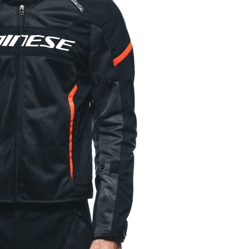 Chaqueta DAINESE AIR FRAME 3 TEX Black/red fluo