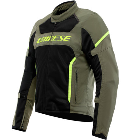 Chaqueta DAINESE AIR FRAME 3 TEX Army green/fluo yellow