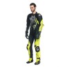 Mono DAINESE AUDAX 1PC PERF LEATHER black/yellow fl - 9138