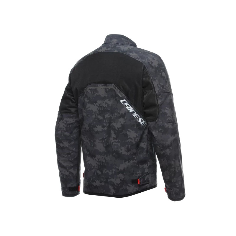 Chaqueta DAINESE IGNITE AIR TEX Camo-grey/black/red fluo