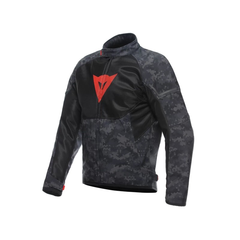 Chaqueta DAINESE IGNITE AIR TEX Camo-grey/black/red fluo - 9217