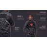 Chaqueta DAINESE IGNITE AIR TEX Camo-grey/black/red fluo - 9221