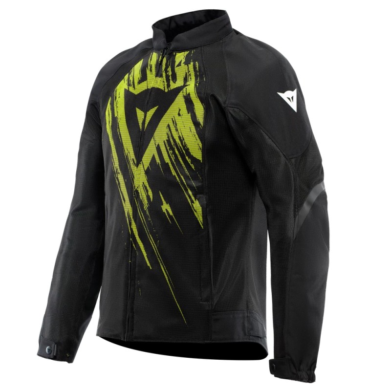 Chaqueta DAINESE HEROSPHERE AIR TEX Black/fluo yellow tarmac - 9300