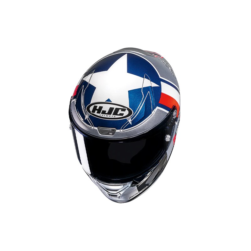 Casco HJC RPHA 1 Ben Spies Silver star