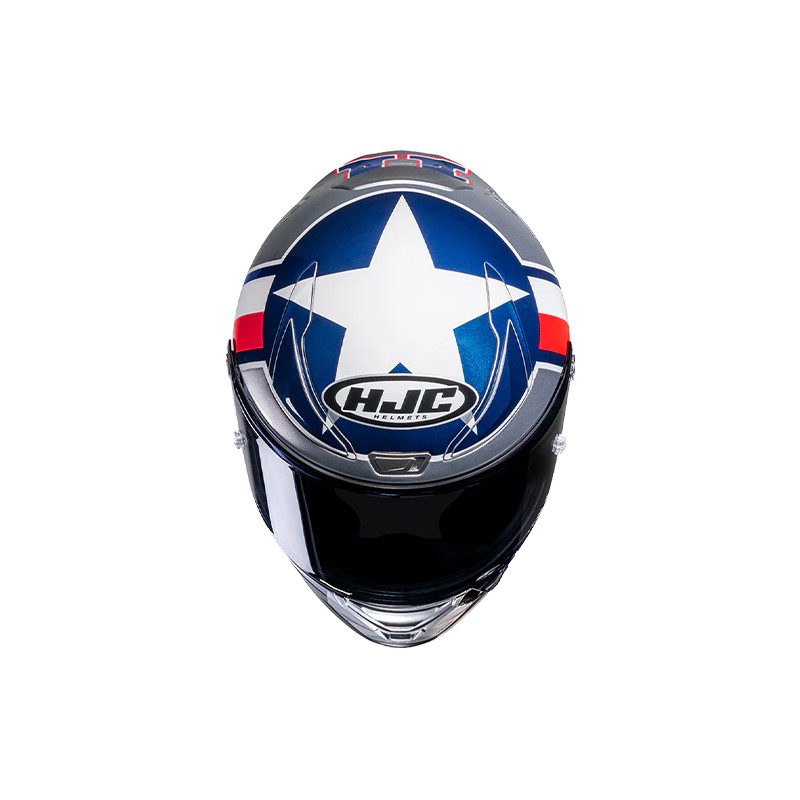 Casco HJC RPHA 1 Ben Spies Silver star