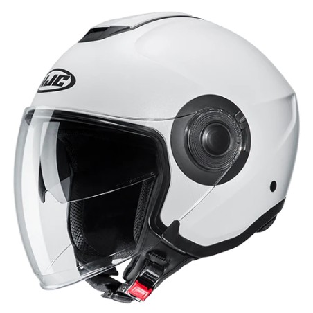 Casco HJC I40N semi flat Pearl white