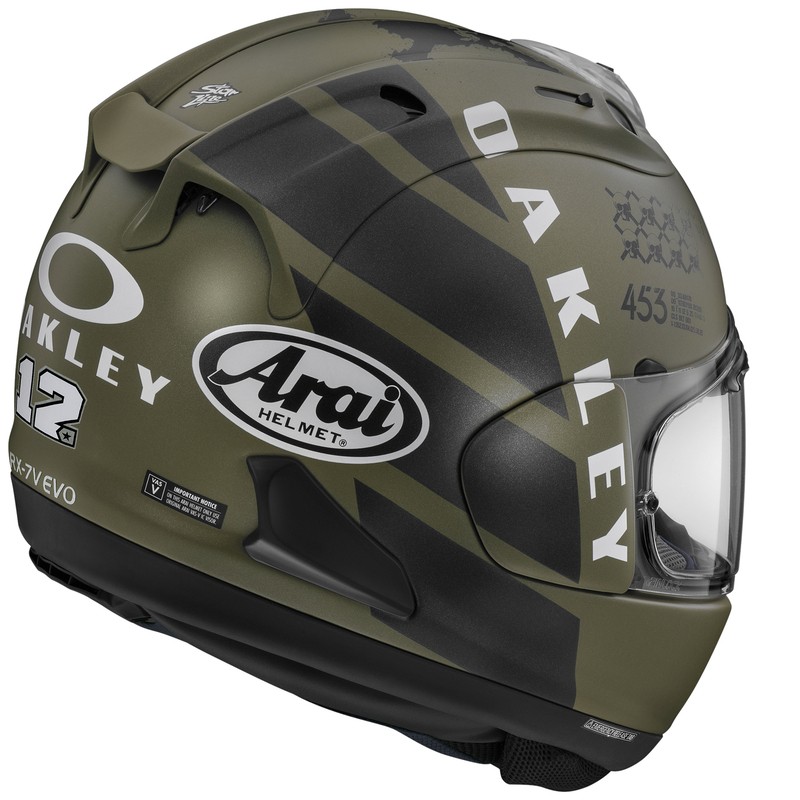 Casco ARAI RX-7V EVO Maverick Oakley - Replica