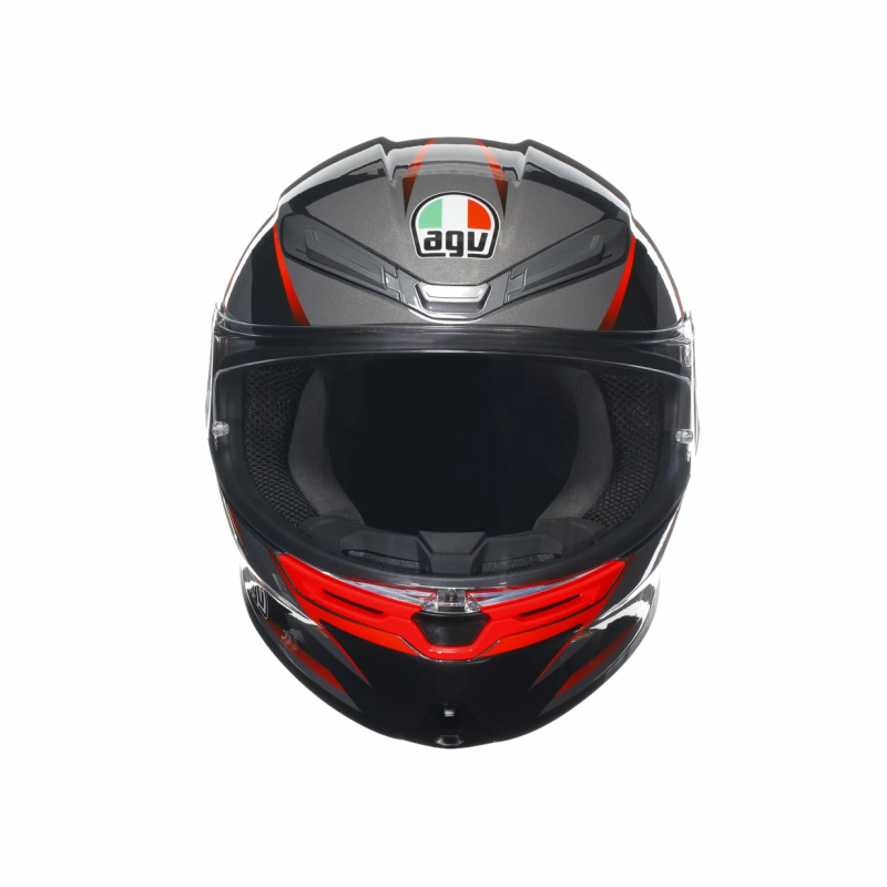 Casco AGV K6 S AGV SLASHCUT Black/red