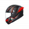 Casco AGV K6 S AGV SLASHCUT Black/red - 9673