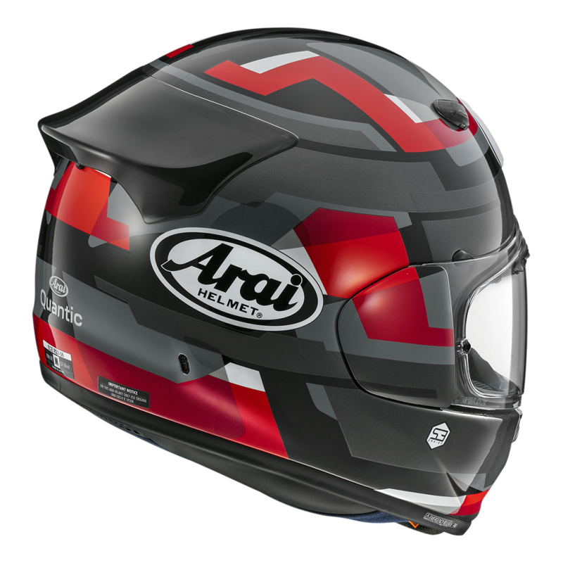 Casco ARAI QUANTIC ABSTRACT red