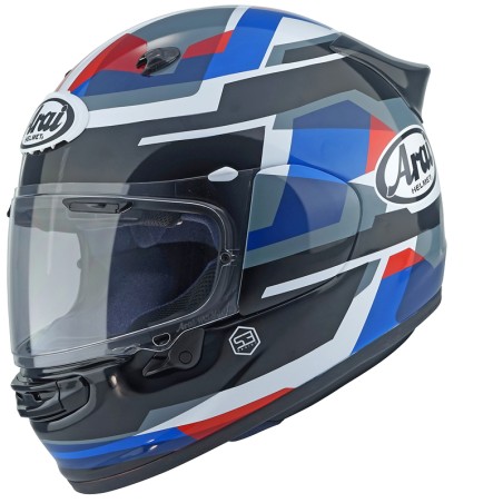 Casco ARAI QUANTIC ABSTRACT blue