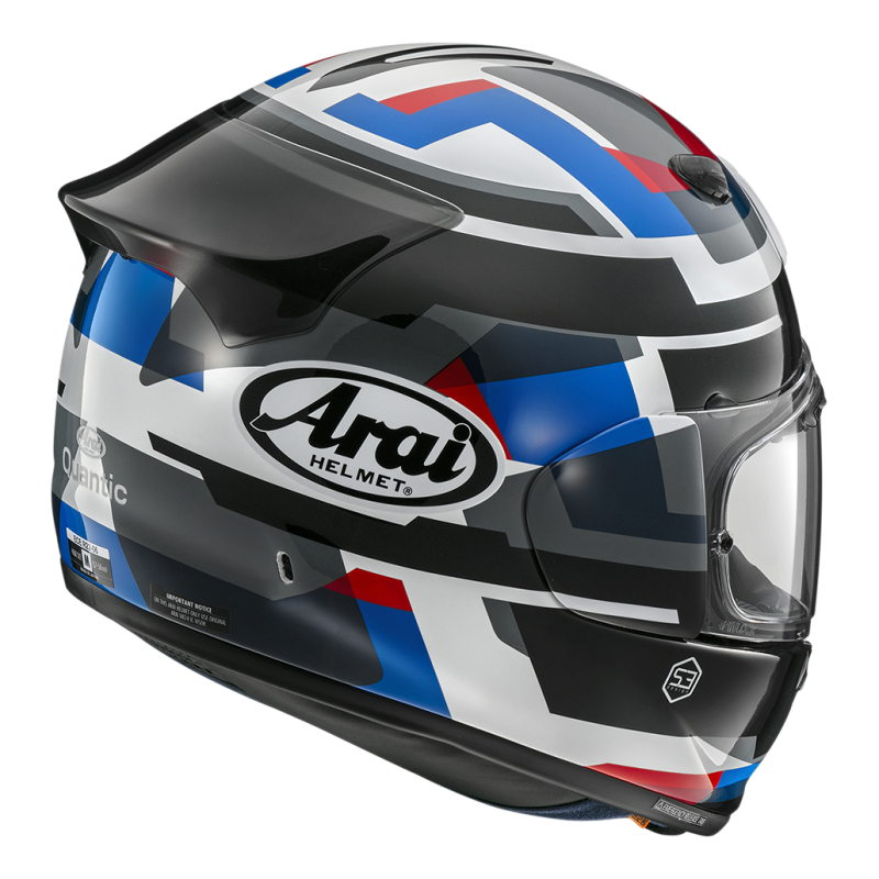 Casco ARAI QUANTIC ABSTRACT blue