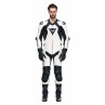 Mono DAINESE LAGUNA SECA 5 1PC PERF. LEATHER SUIT white/white/black - 9735