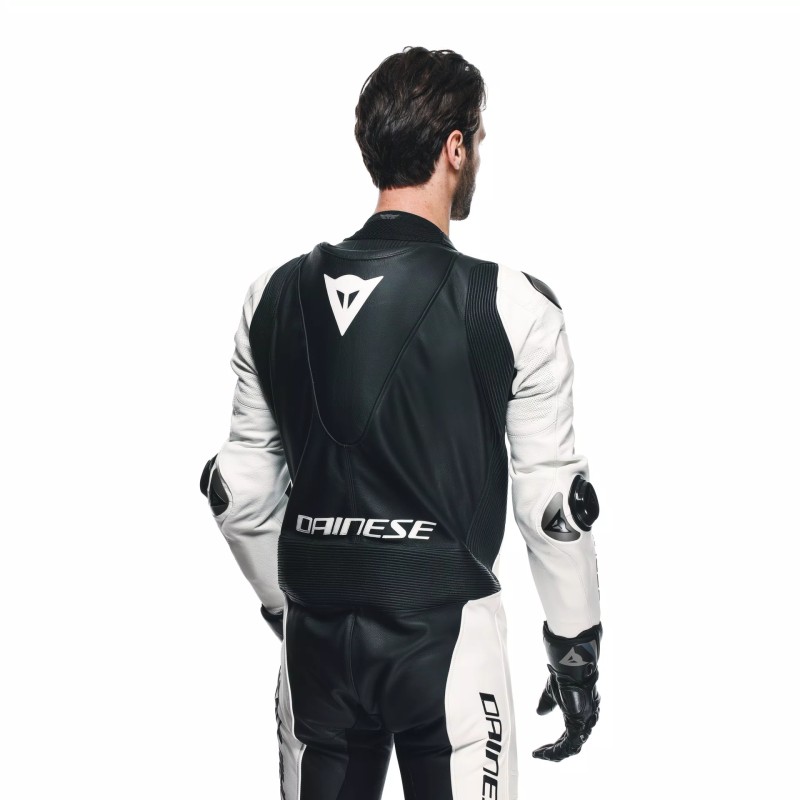 Mono DAINESE LAGUNA SECA 5 1PC PERF. LEATHER SUIT white/white/black