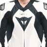 Mono DAINESE LAGUNA SECA 5 1PC PERF. LEATHER SUIT white/white/black - 9742