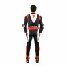 Mono DAINESE LAGUNA SECA 5 1PC PERF. LEATHER SUIT White/red fl - 9752