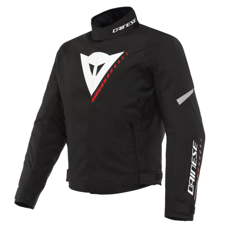 Chaqueta DAINESE VELOCE D-DRY Black/white/lava red - 9877