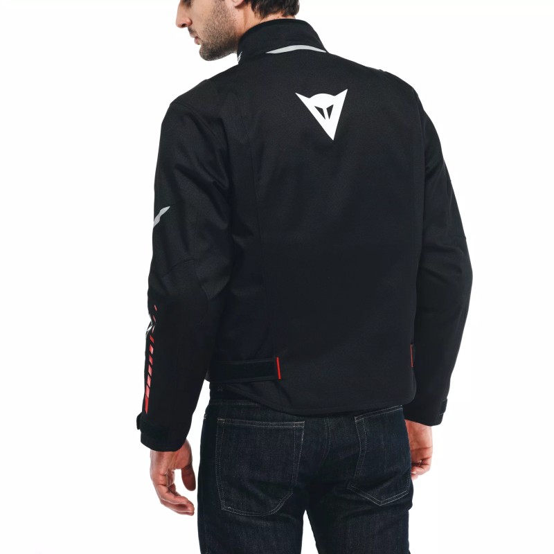 Chaqueta DAINESE VELOCE D-DRY Black/white/lava red