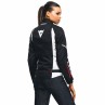 Chaqueta DAINESE VELOCE LADY D-DRY Black/white/lava red - 9899